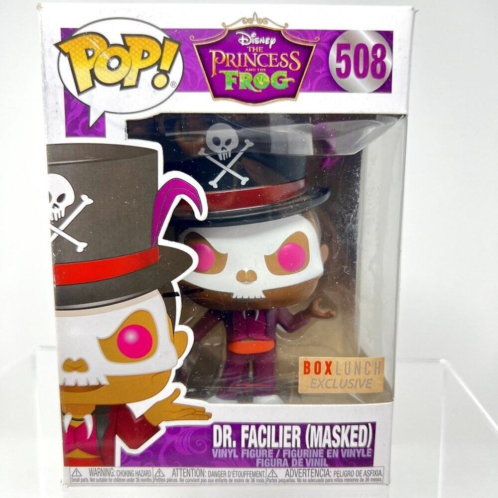 Funko Pop! Disney #508 Princess & the Frog - Dr. Facilier (Masked) Boxlunch Excl